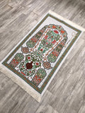 Olive Tree Sejadah, Rawdah Inspired Lux Prayer Mat,  Prophet's Mosque Prayer Rug, Alrawda Janamaz, Rawda, Unique Islamic Gift