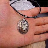 Personalized Silver Necklace, Handmade Ottoman Calligraphy Necklace, Silver Pendant, Ideal Gift, Gift for Him, Custom Jewelry, Islamic Art