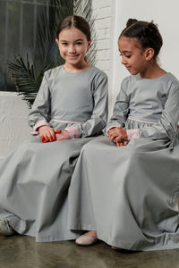 Zeyyin Girl Dress Kids Abaya | Muslim Kids | Kid Khimar | Jilbab | Kid Jalabiya | Islamic Kid Dress | Dress for Girls | Girls Prayer Dress