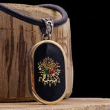 Ottoman Starboard Silver Bracelet and Necklace Set, Handmade 925 Sterling Silver, Silver Jewelry for Men, Silver Bracelet, Gift for Him