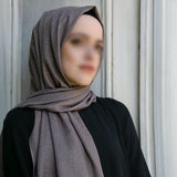 Tudung Selendang Mink Silvery | Hijab Gaya Turki Lembut | Pakaian Muslimah | Pakaian Wanita Muslim | Hijab Muslimah | Selendang Islam | Fesyen Hijab