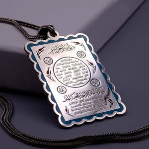 Tulip Micro Enamled Classic Handmade 925 Sterling Silver Medallion, Necklace, Silver Pendant , Embroidered Jewelry, Gift for Muslim