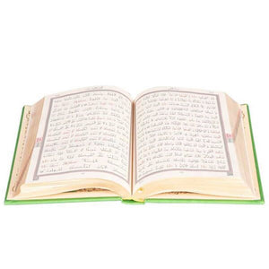 Kuran svijetlozelene boje od termo kože | Kur'an koji uči prvi jezik Arapski | Ramazanski poklon | Moshaf | Koran | Islamski pokloni za njega | Poklon za nju