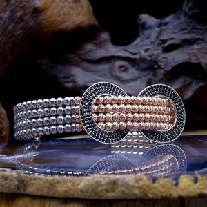 Sterling Silver Dorica Bracelet, Personalized Bracelet, Gifts for Her, Bride Gifts, Bracelets for Women, Ideal Gift, Dainty Bangle, Infinity