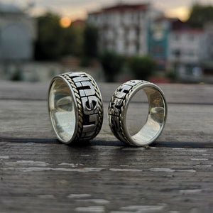 Aangepaste zilveren trouwringen, gewone trouwring, trouwring, zilveren paarring, delicate ringen, belofte ringen, trouwringen