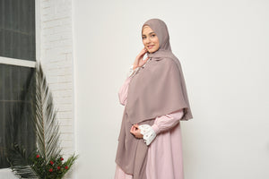 Mink Dubai Silk Scarf Hijab | Soft Turkish Style Hijab | Muslimah Wear | Muslim Women Clothing | Muslimah Hijab | Shawl | Hijab Fashion