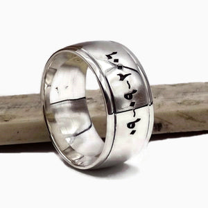 Kundenspezifischer Ehering aus Sterlingsilber, Namensring, personalisierte Ringe, zarte Ringe, Versprechensring, Ehering, Brautring, Geschenke für Sie