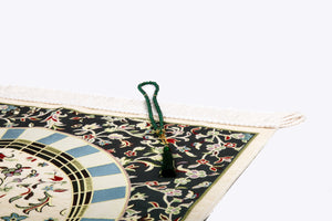 Beige Almunawara Rawda Inspired Prayer Mat, Masjid an Nabawi Prayer Rug, Rawdah Sajdah Musalla Janamaz, Unique Islamic Gift