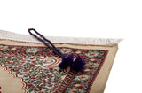 Anatolian Gardens Prayer Mat, Prayer Mat with Tasbeeh, Prayer Rug, Muslim Janamaz, Bohemian Rug, Turkish Rug, Islamic Gift YSLM81