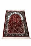 Al Masjid an Nabawi Sejadah, Rawdah Inspired Lux Prayer Mat,  Prophet's Mosque Prayer Rug, Alrawda Janamaz, Rawda, Unique Islamic Gift