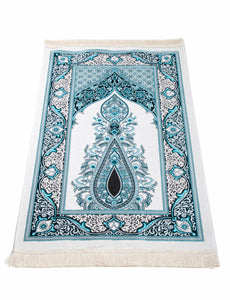Ottoman Flowers Prayer Mat, Prayer Mat with Tasbeeh, Prayer Rug, Bohemian Rug, Turkish Rug, Islamic Gift