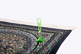 Gray Flower Bouquet Prayer Mat, Prayer Mat with Tasbeeh, Prayer Rug, Mat Namaz Salat, Sajadah Cantik , Islamic Gifts YSLM64