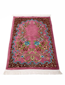 Pink Garden Of Hagia Sophia Prayer Mat, Prayer Mat with Tasbeeh, Prayer Rug, Muslim Janamaz, Sajjada, Turkish Rug, Islamic Gift YSLM45