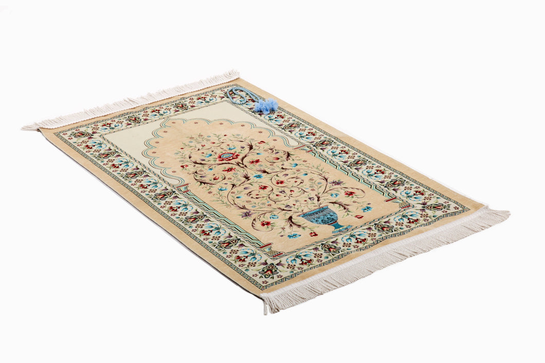 Keukenhof Gardens Prayer Mat, Prayer Mat with Tasbeeh, Prayer Rug, Muslim Janamaz, Bohemian Rug, Turkish Rug, Islamic Gift YSLM80