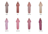 Eau de Nil One Piece Women's Prayer Dress | Abaya | Burqa | Muslim Prayer Dress | Khimar | Muslim Gift | Gifts for Her | Maternity Dress