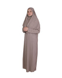 Mink One Piece Women's Prayer Dress | Abaya | Burqa | Muslim Prayer Dress | Islamic Dress | Khimar Niqab | Jalabiya | Muslim Gifts | Janamaz