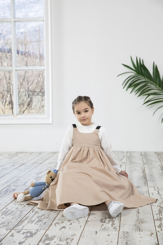 Honey Girl Dress Kids Abaya | Muslim Kids | Kid Khimar | Kid Jilbab | Kid Jalabiya | Islamic Dress | Dress for Girls | Prayer Dress | Burqa - islamicbazaar