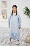 Light Girl Dress Kids Abaya | Muslim Kids | Kid Khimar | Kid Jilbab Burqa | Kid Jalabiya | Islamic Kid Dress | Dress for Girl | Prayer Dress