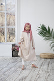Moon Girl Dress Kids Abaya | Muslim Kids | Kid Khimar | Kid Jilbab | Kid Jalabiya | Islamic Kid Dress | Dress for Girls | Prayer Dress
