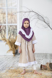 Nihal Girl Dress Kids Abaya | Muslim Kids | Kid Khimar | Kid Jilbab | Kid Jalabiya | Islamic Kid Dress | Dress for Girls | Prayer Dress - islamicbazaar