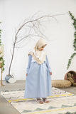 Cloud Girl Dress Kids Abaya | Muslim Kids | Kid Khimar | Kid Jilbab | Kid Jalabiya | Islamic Dress | Dress for Girls | Prayer Dress | Burqa