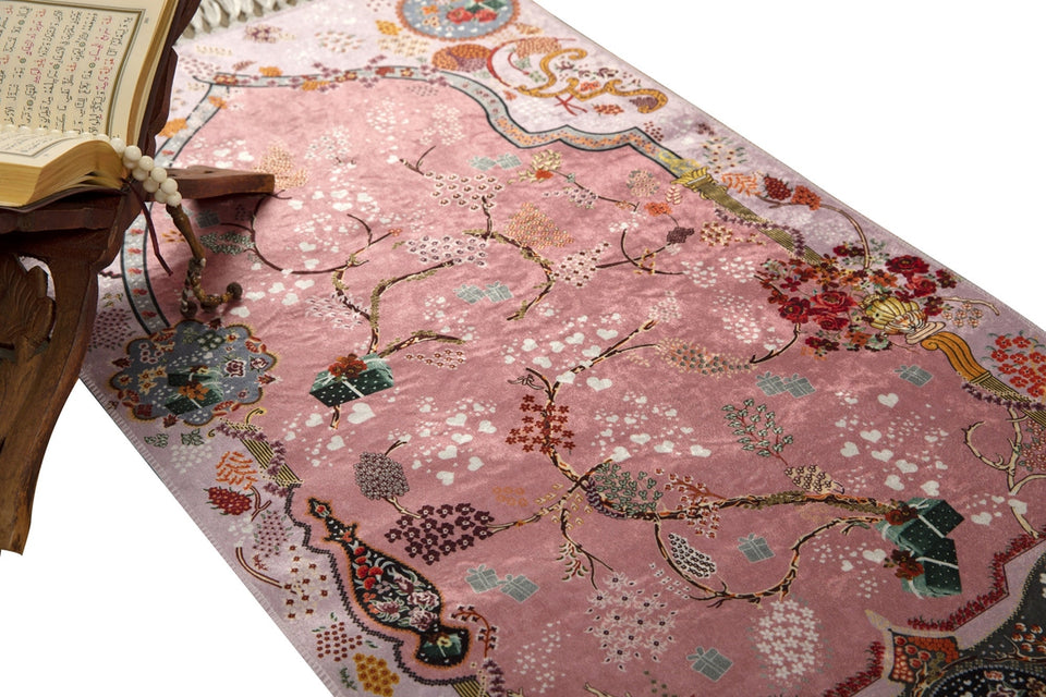 Prayer Mat for Kids, Toy Land Islamic Praying Rug for Children, Educational Prayer Mat, Janamaz Muslim Child, First Prayer Rug