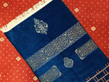 Blue Kaaba Curtain Kiswah Sejadah, Prayer Mat, Prayer Rug, Muslim Gifts for Women, Personalized Gift, Eid Gifts, Islamic Home Decor