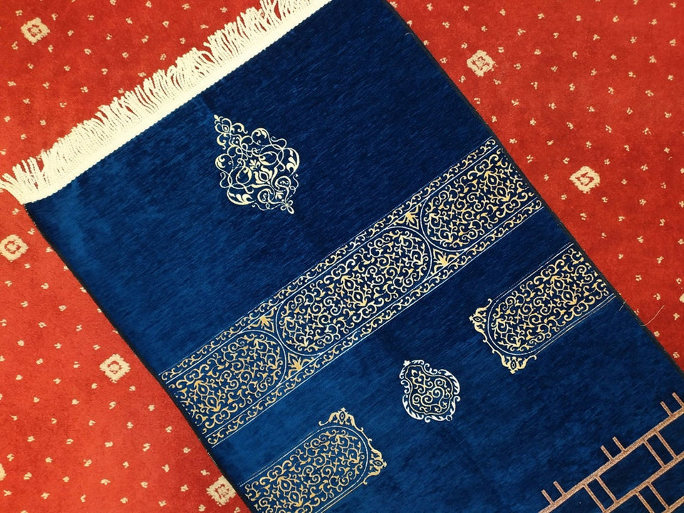 Kaaba Curtain Kiswah Sejadah, Prayer Mat, Prayer Rug, Muslim Gifts for Women, Personalized Gift, Eid Gifts, Islamic Home Decor