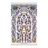 Daisy Of Egypt Soft Padded Prayer Rug | Cotton Layer Janamaz | Anti Slip Backing Bamboo Cotton Prayer Mat | Islamic Gifts