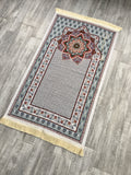 Bohemian Sejadah, Rawdah Inspired Lux Prayer Mat,  Prophet's Mosque Prayer Rug, Alrawda Janamaz, Rawda, Unique Islamic Gift