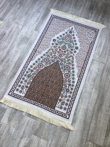Ethnic Dream Sejadah, Rawdah Inspired Lux Prayer Mat,  Prophet's Mosque Prayer Rug, Alrawda Janamaz, Rawda, Unique Islamic Gift