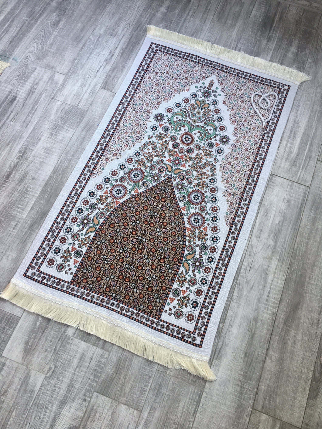 Ethnic Dream Sejadah, Rawdah Inspired Lux Prayer Mat,  Prophet's Mosque Prayer Rug, Alrawda Janamaz, Rawda, Unique Islamic Gift