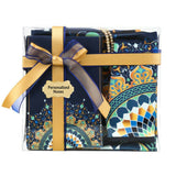 Navy Blue Sajadah Gift Box | Quran | Sajadah | Pillowcase | 33 Bead Pearl Islamic Gift | Personalized Gift | Tasbeeh Sejadah Set