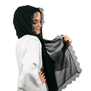 Igla čipkasti šal hidžab | Mekani hidžab u turskom stilu | Muslimah Wear | Muslimanska ženska odjeća | Muslimah hidžab | Islamski šal | Hijab Fashion