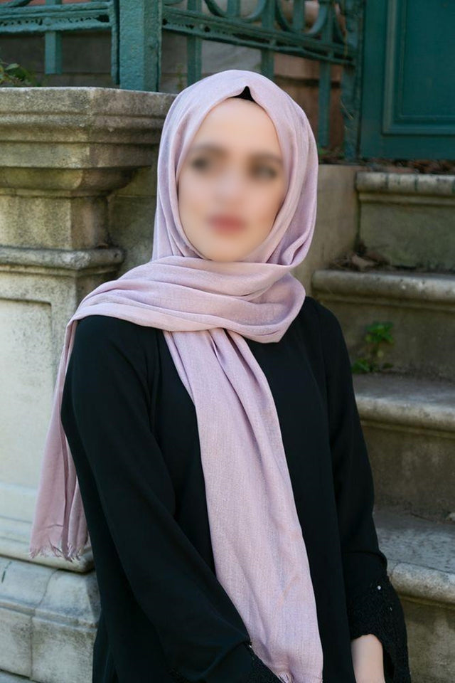 Hijab Bufanda De Algodón Rosa | Hijab estilo turco suave | Muslimah Wear | Ropa de mujer musulmana | Muslimah Hijab | Mantón islámico | Moda Hijab