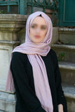 Sciarpa di cotone rosa Hijab | Hijab morbido stile turco | Muslimah Wear | Abbigliamento donna musulmana | Muslimah Hijab | Scialle islamico | Moda Hijab