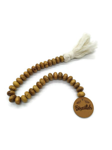 33 Mga Bead Wooden Children na Tasbih, Tree Misbahas, Besmele Tasbeeh, Tasbih Prayer Beads