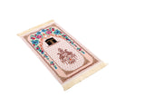 Personalized Prayer Mat for Kids, Pink Bala Islamic Praying Rug for Children, Educational Prayer Mat, Janamaz Muslim Child, First Prayer Rug - islamicbazaar