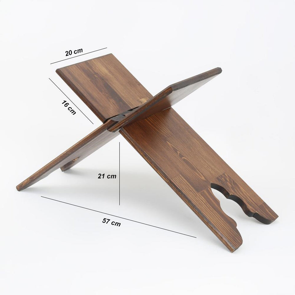ब्राउन पोर्टेबल लकड़ी के पवित्र कुरान पढ़ना डेस्क | डेस्कटॉप बुक रीडिंग स्टैंड | पुस्तक का विषय | लकड़ी का तवा | रिहाल | लकड़ी की कुरान स्टैंड लेक्टर्न