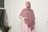 Hixhabi mëndafshi pastel rozë Dubai | Hixhabi i stilit të butë turk | Veshja Muslimah | Veshje për Gratë Myslimane | Muslimah Hixhab | Shall | Moda Hixhab