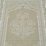 Lux Cotton Khaki Prayer Mat , Dainty Gift, Wedding Gift, Anniversary Gift, Prayer Rug, Dowries Janamaz, Muslim Gifts