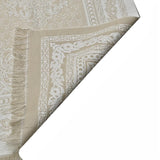 Lux Cotton Cream Prayer Mat , Dainty Gift, Wedding Gift, Anniversary Gift, Prayer Rug, Dowries Janamaz, Muslim Gifts