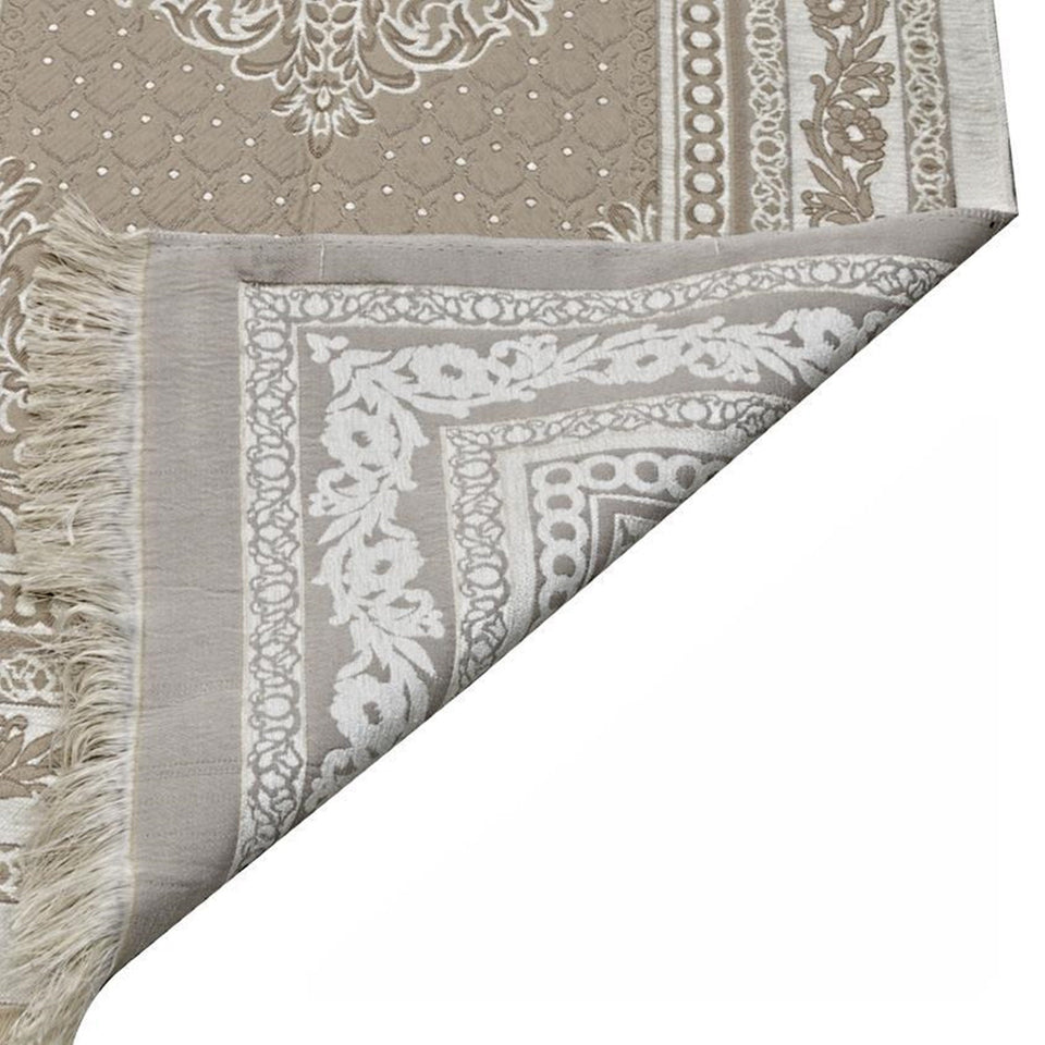 Lux Cotton Mink Prayer Mat , Dainty Gift, Wedding Gift, Anniversary Gift, Prayer Rug, Dowries Janamaz, Muslim Gifts