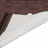 Lux Velvet Plush Dark Brown Prayer Mat | Turkish Prayer Mats | Carpet | Wedding Gift | Anniversary Gift | Prayer Rug | Dowries | Janamaz