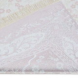 Pink Silvery Tinsel Islamic Prayer Rug, Portable Sejadah, Travel Prayer Rug, Salat, Musallah, Sejadah, Janamaz