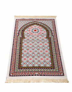 Boho Style Prayer Mat, Prayer Mat with Tasbeeh, Prayer Rug, Muslim Janamaz, Sajjada, Turkish Rug, Islamic Gift YSLM45