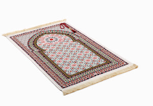 Boho Style Prayer Mat, Prayer Mat with Tasbeeh, Prayer Rug, Muslim Janamaz, Sajjada, Turkish Rug, Islamic Gift YSLM45