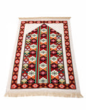 Colorful Mosaic Carpet Sejadah - Lux Prayer Mat - Prayer Rug - Janamaz - Elegant, High Quality, Luxury - A Unique Islamic Gift YSLM42