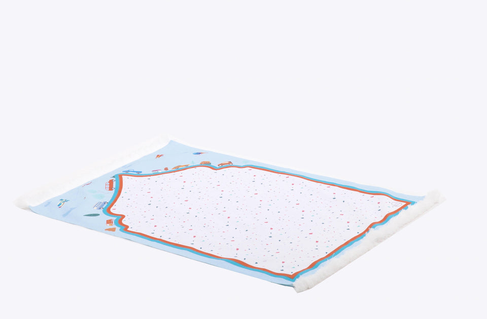 Personalized Prayer Mat for Kids, Toy Land Islamic Praying Rug for Children, Educational Prayer Mat, Janamaz Muslim Child, First Prayer Rug