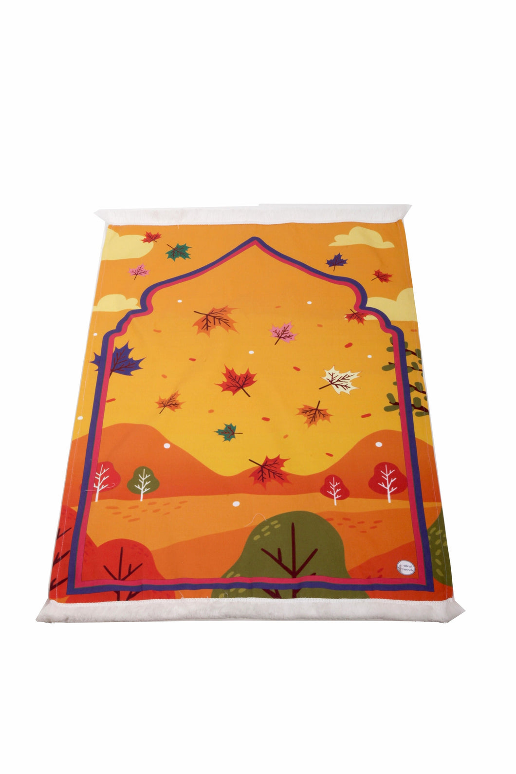 Personalized Prayer Mat for Kids, Fall Islamic Praying Rug for Children, Educational Prayer Mat, Janamaz Muslim Child My First Prayer Mat